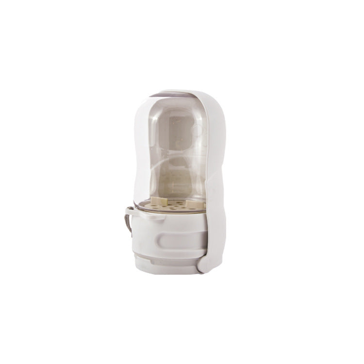 Collapsible 2-in-1 Dog Water Bottle & Food Container for Travel
