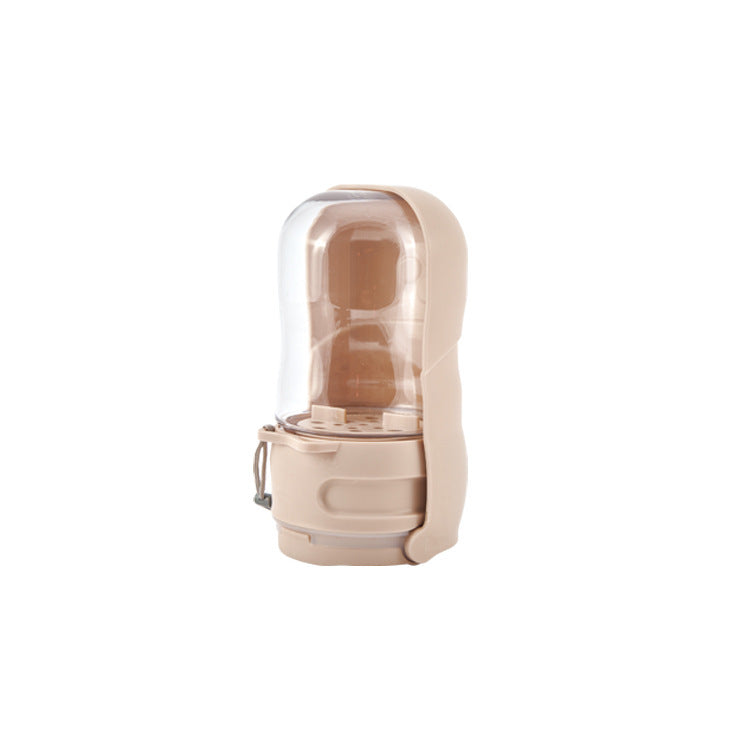 Collapsible 2-in-1 Dog Water Bottle & Food Container for Travel