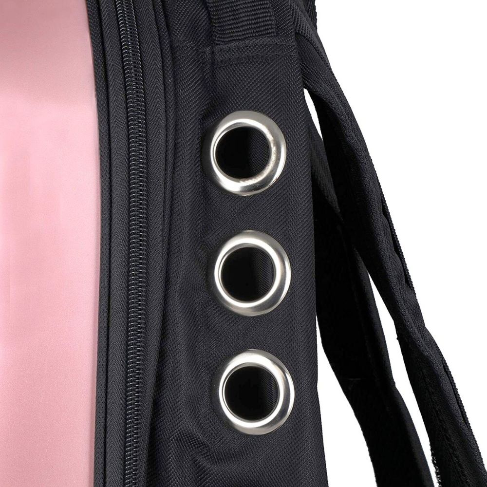 Breathable Hardshell Pet Backpack Vent Holes