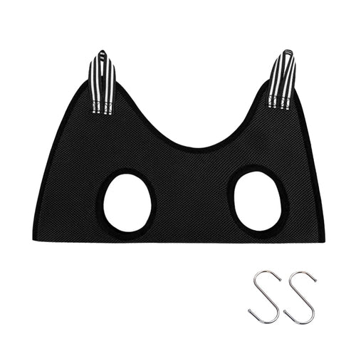 Black Cat Grooming Restraint Bag with Hammock