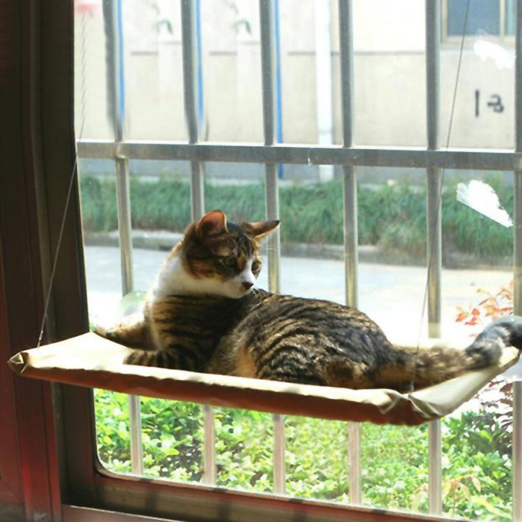 Cat Window Perch Hammock – Durable, Sunbathing Seat for Small & Large Cats with Strong Suction Cups