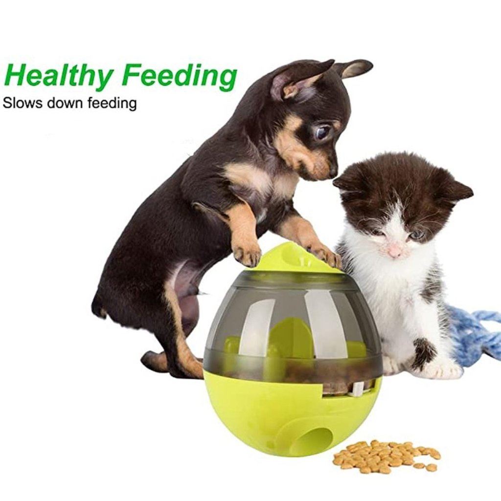 Cats and Dogs Treat Toy Tumbler – The Ultimate Interactive Food Dispenser!