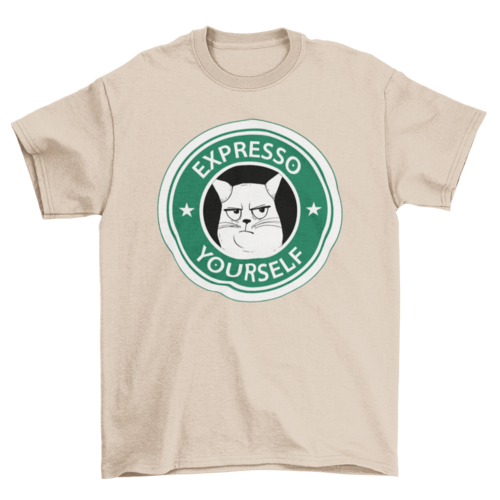 Claw-fee Break: The Purr-fect Blend Parody Tee