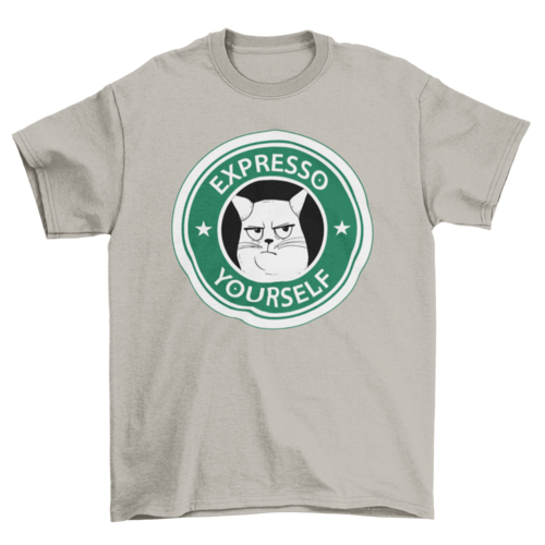 Claw-fee Break: The Purr-fect Blend Parody Tee