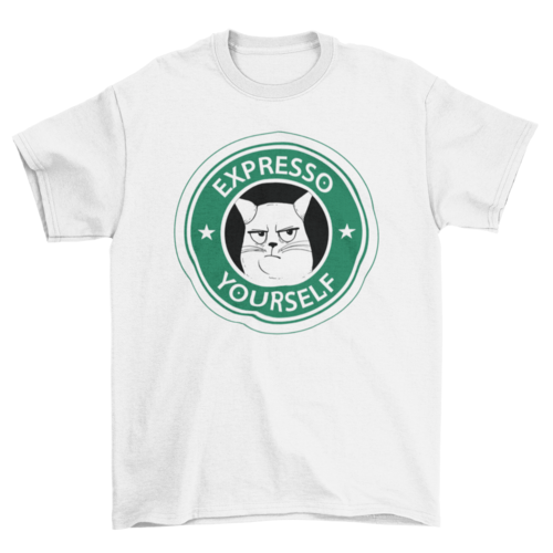Claw-fee Break: The Purr-fect Blend Parody Tee