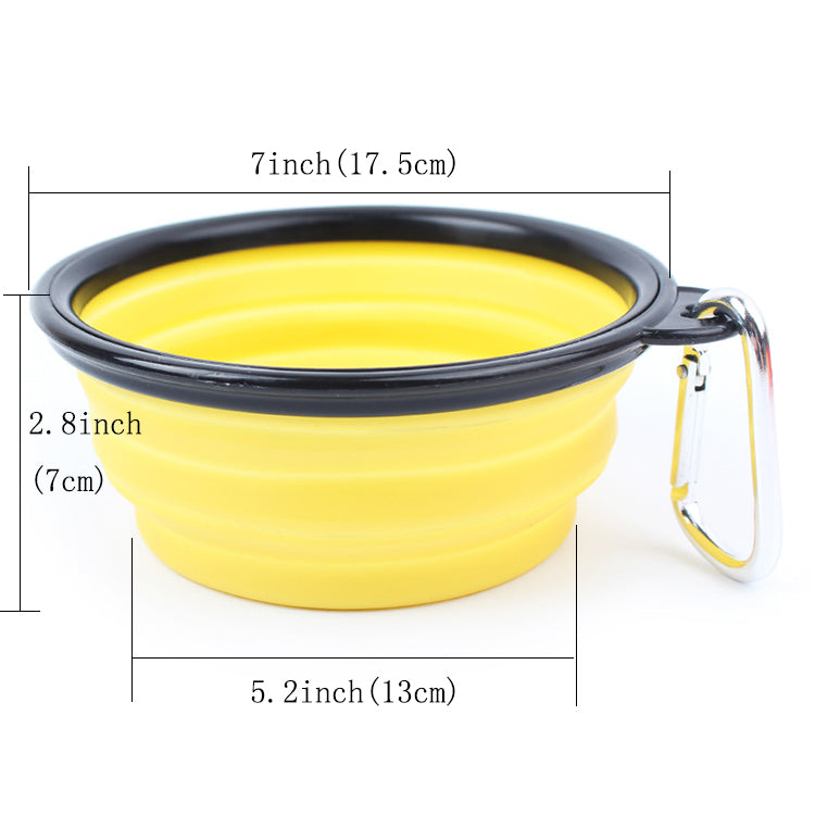 Collapsible 1000ml Pet Bowl – The Perfect Travel Companion for Your Pet!
