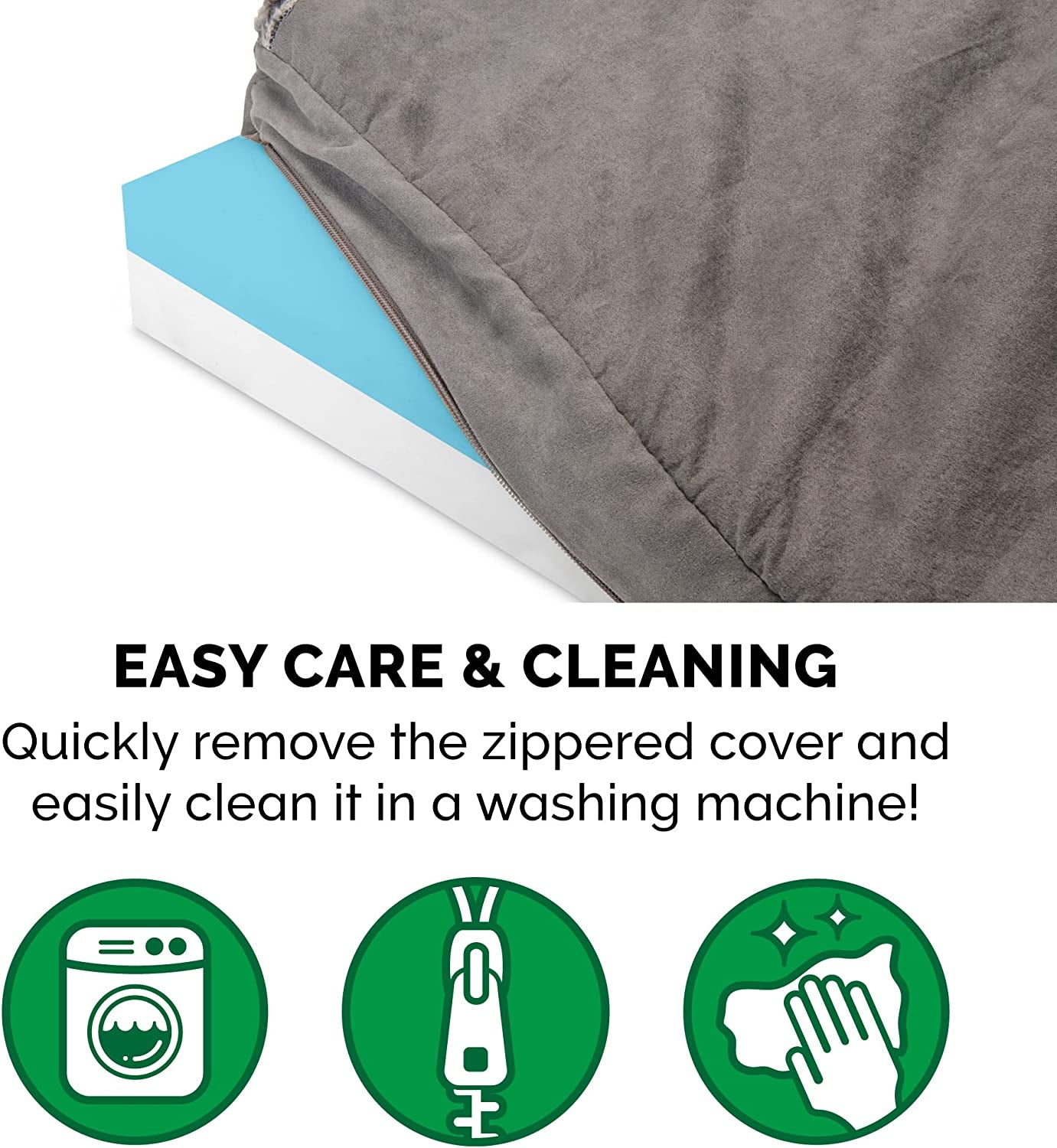 FurHaven's Cozy Burrower Pet Bed: Oversized blanket top, plush lining, cooling gel foam. Machine-washable, CertiPUR-US certified. Jumbo size for burrowing pets.