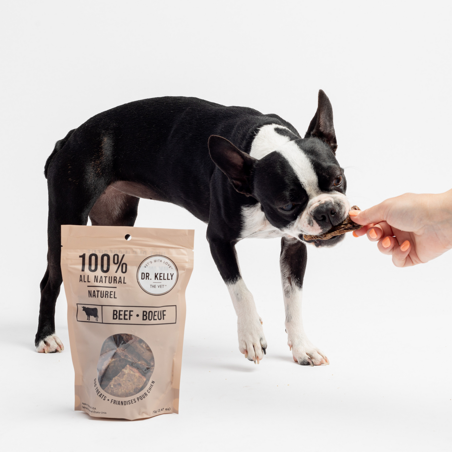 Dr. Kelly The Vet All-Beef Dog Chews – 100% Natural, High-Protein Treats