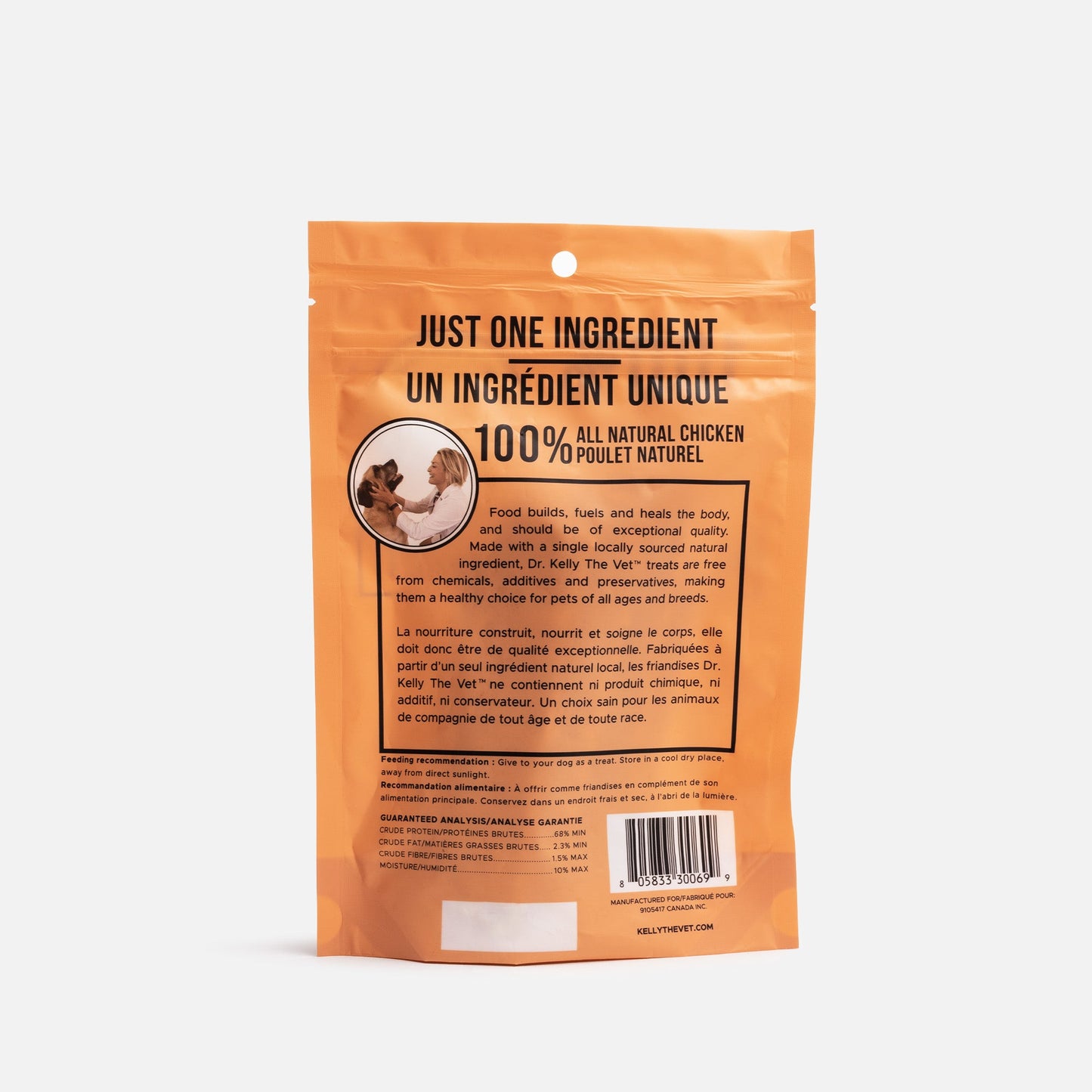 Dr. Kelly The Vet All-Chicken Dog Chews – 100% Natural, High-Protein Treats