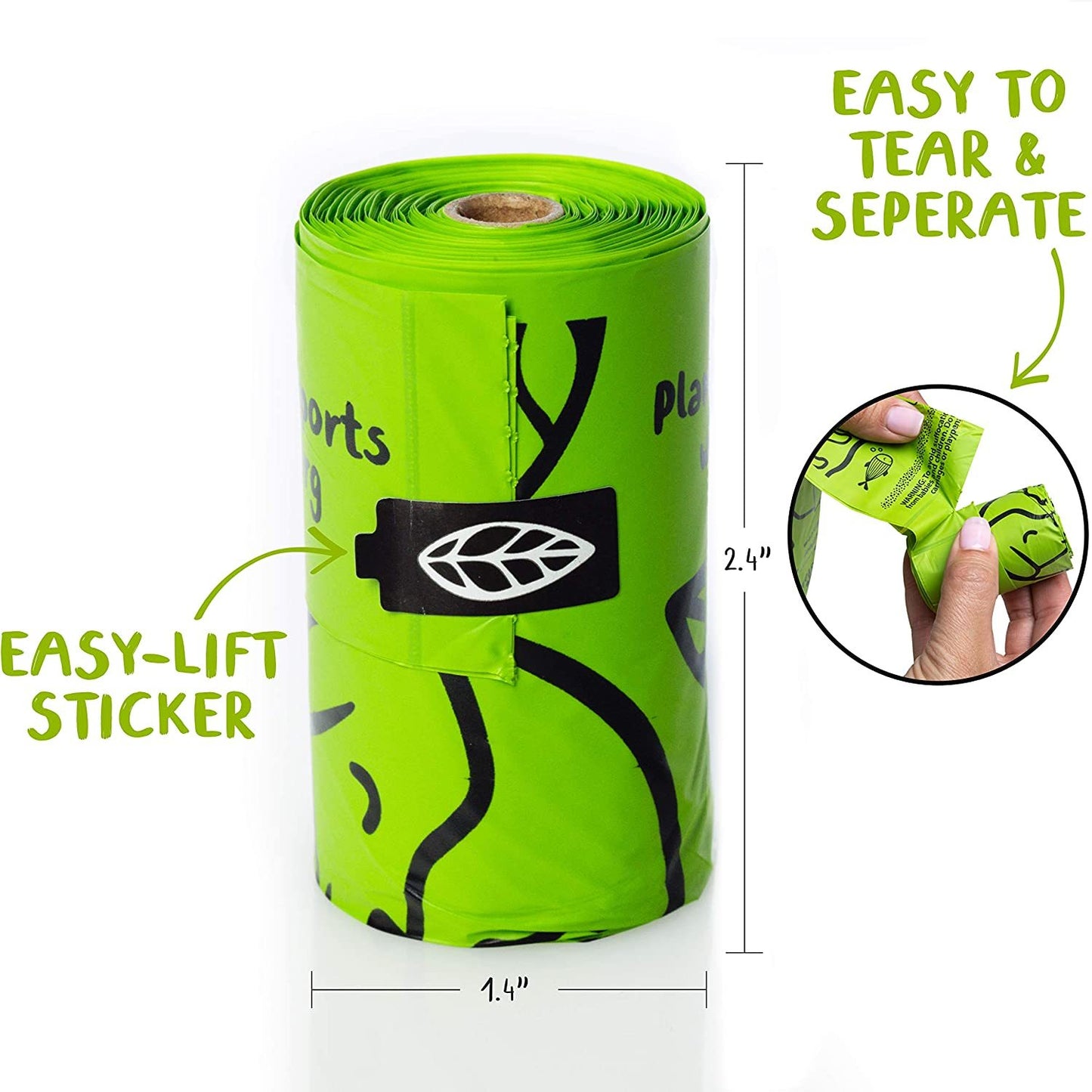 Eco-Friendly Compostable Dog Waste Bags – Plastic-Free Clean-Up!