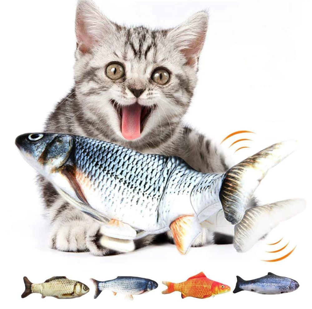 Interactive Electronic Fish Cat Toy