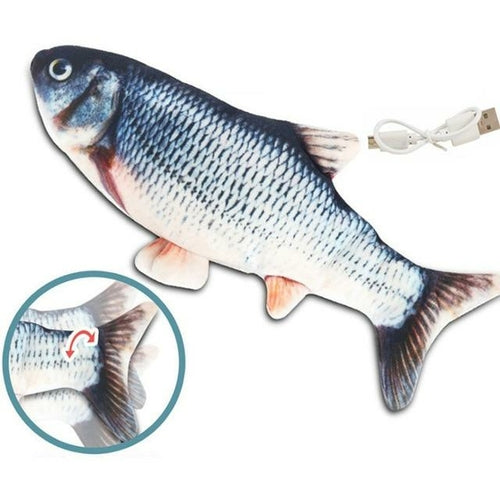 Interactive Electronic Fish Cat Toy