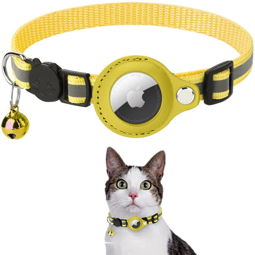 Reflective Airtag Case Collar – Keep Your Pets Safe and Stylish!