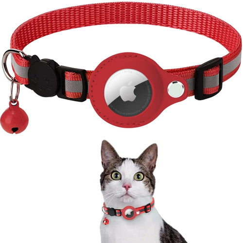 Reflective Airtag Case Collar – Keep Your Pets Safe and Stylish!
