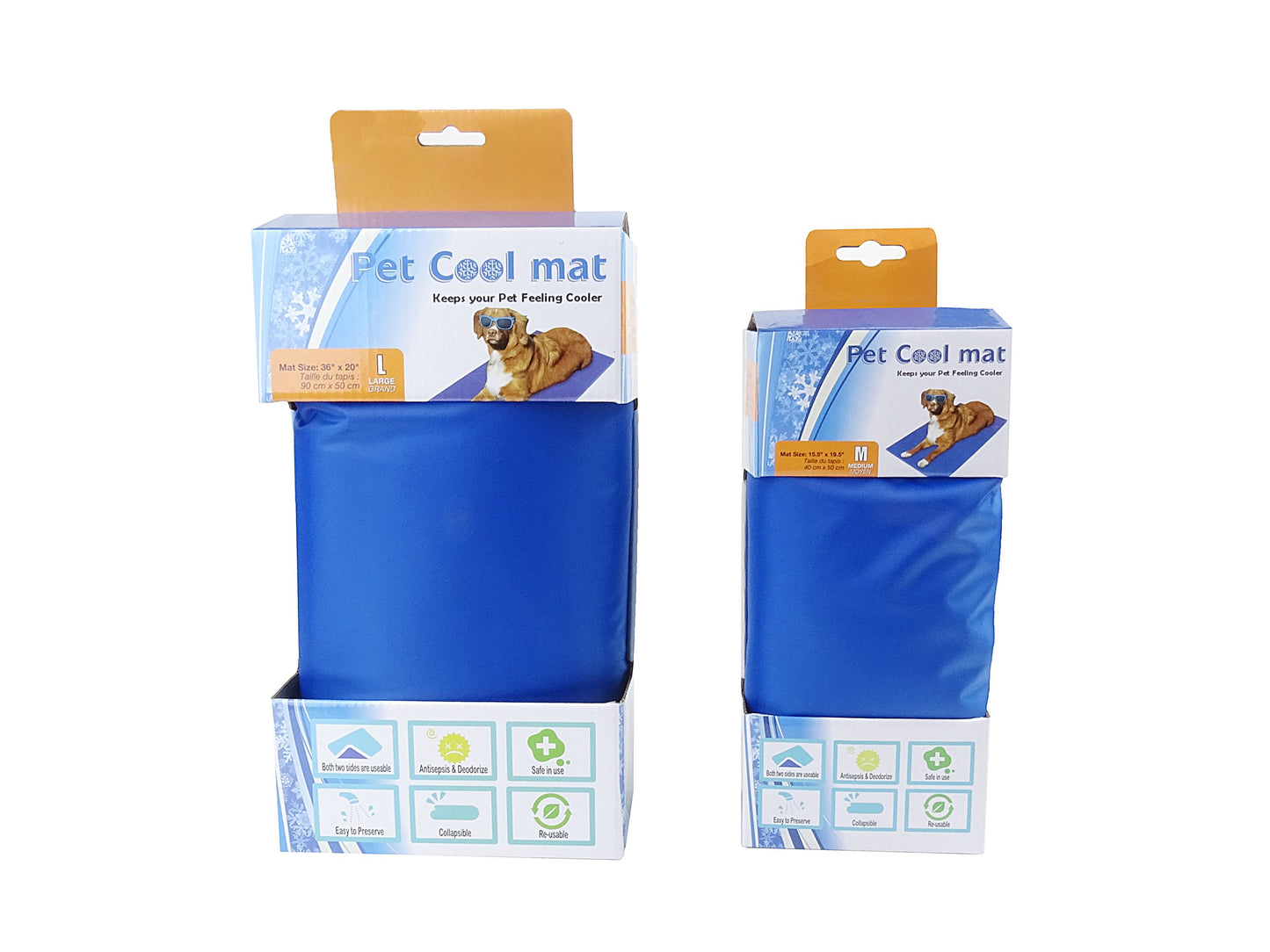 Self-Cooling Pet Pad – Automatic Rechargeable Cooling Mat for Cats & Dogs