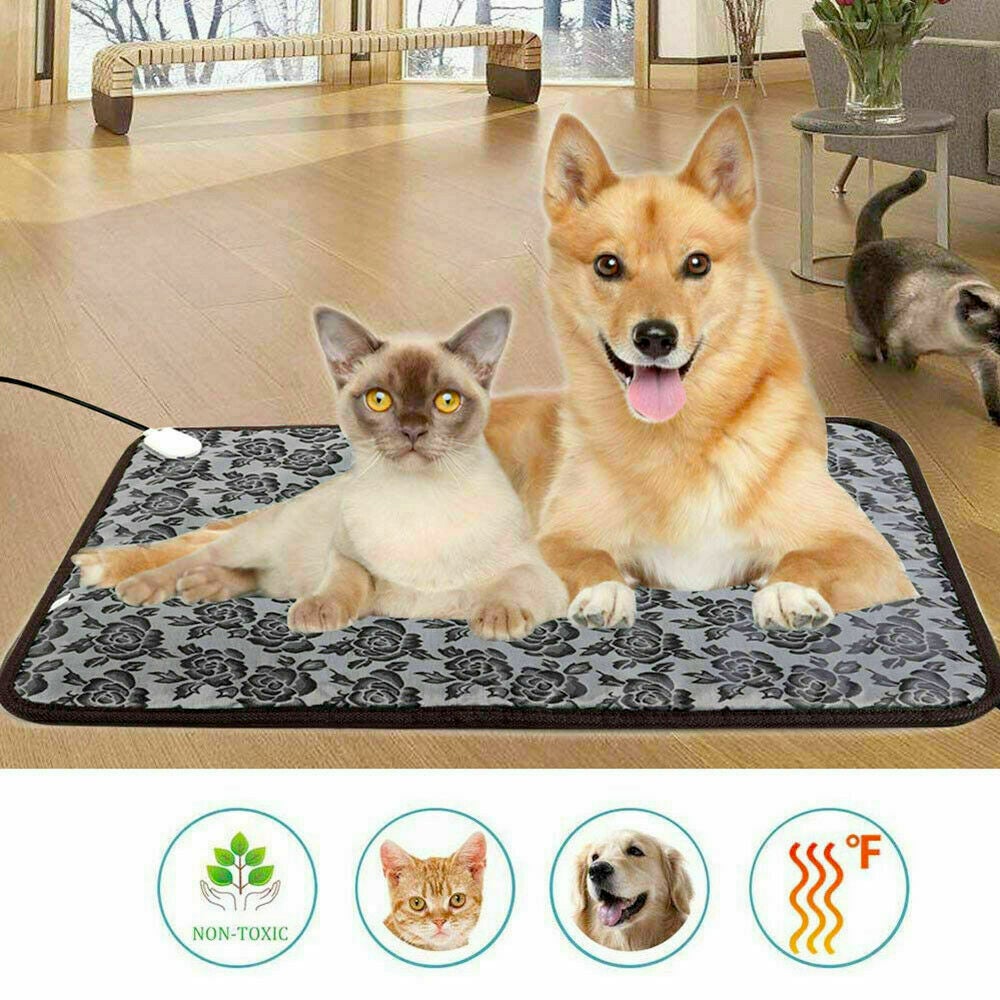 Self-Heating Thermal Pet Bed – Portable, Non-Electric Warming Pad for Cats & Dogs