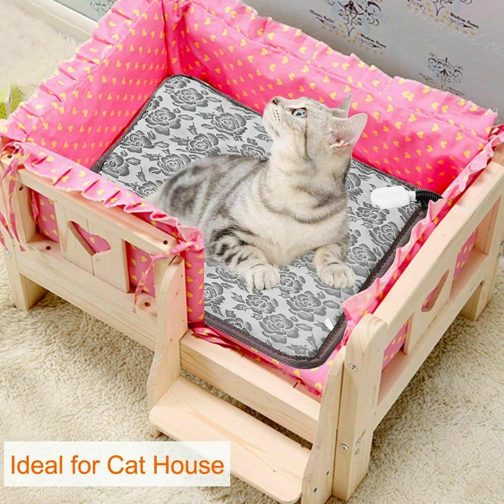 Self-Heating Thermal Pet Bed – Portable, Non-Electric Warming Pad for Cats & Dogs