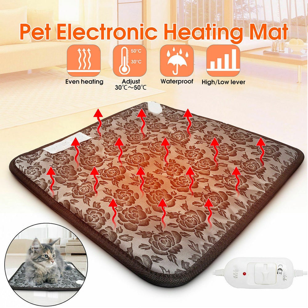 Self-Heating Thermal Pet Bed – Portable, Non-Electric Warming Pad for Cats & Dogs
