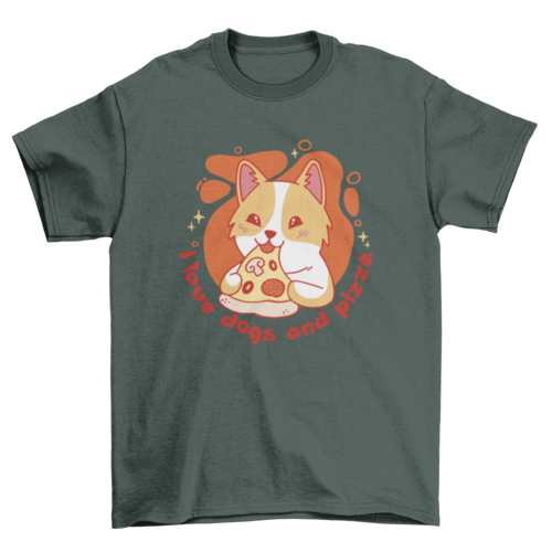 Slice of Pupperoni Tee: The Paw-fect Pizza Pup T-Shirt