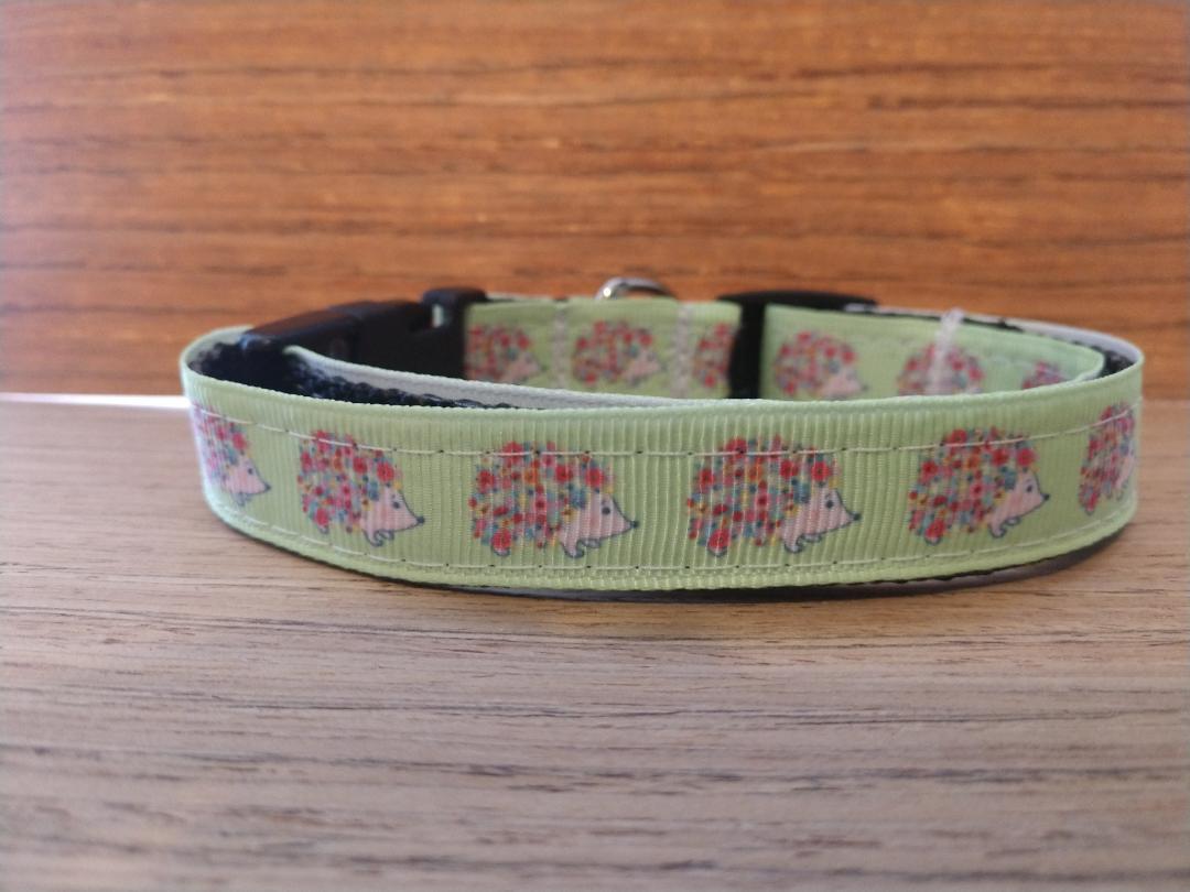 Small Hedgehog Print Collar