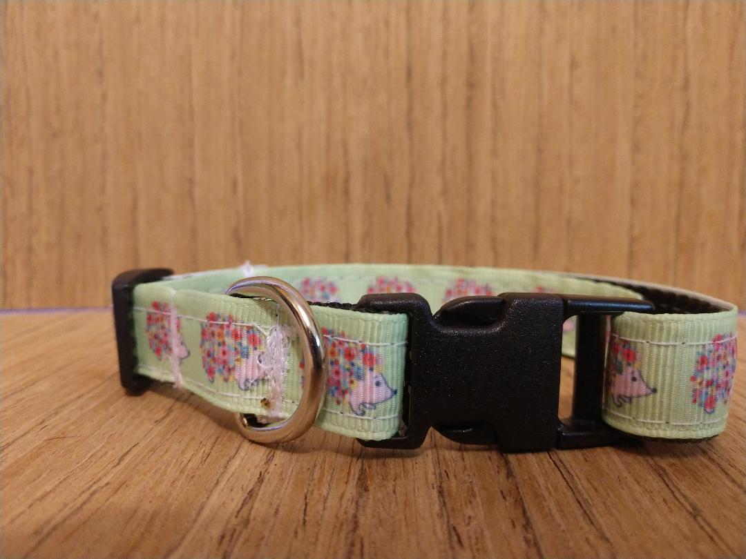 Small Hedgehog Print Collar