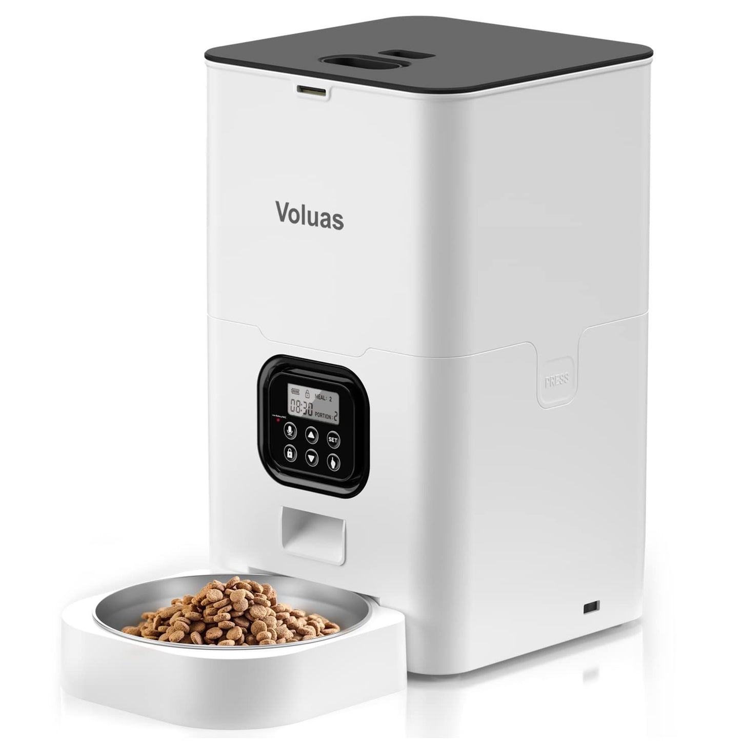 Ultimate Automatic Pet Feeder: 4 daily meals, 12 portions. For kibble up to 12mm. Durable, easy-clean design. Advanced features for freshness and reliability.