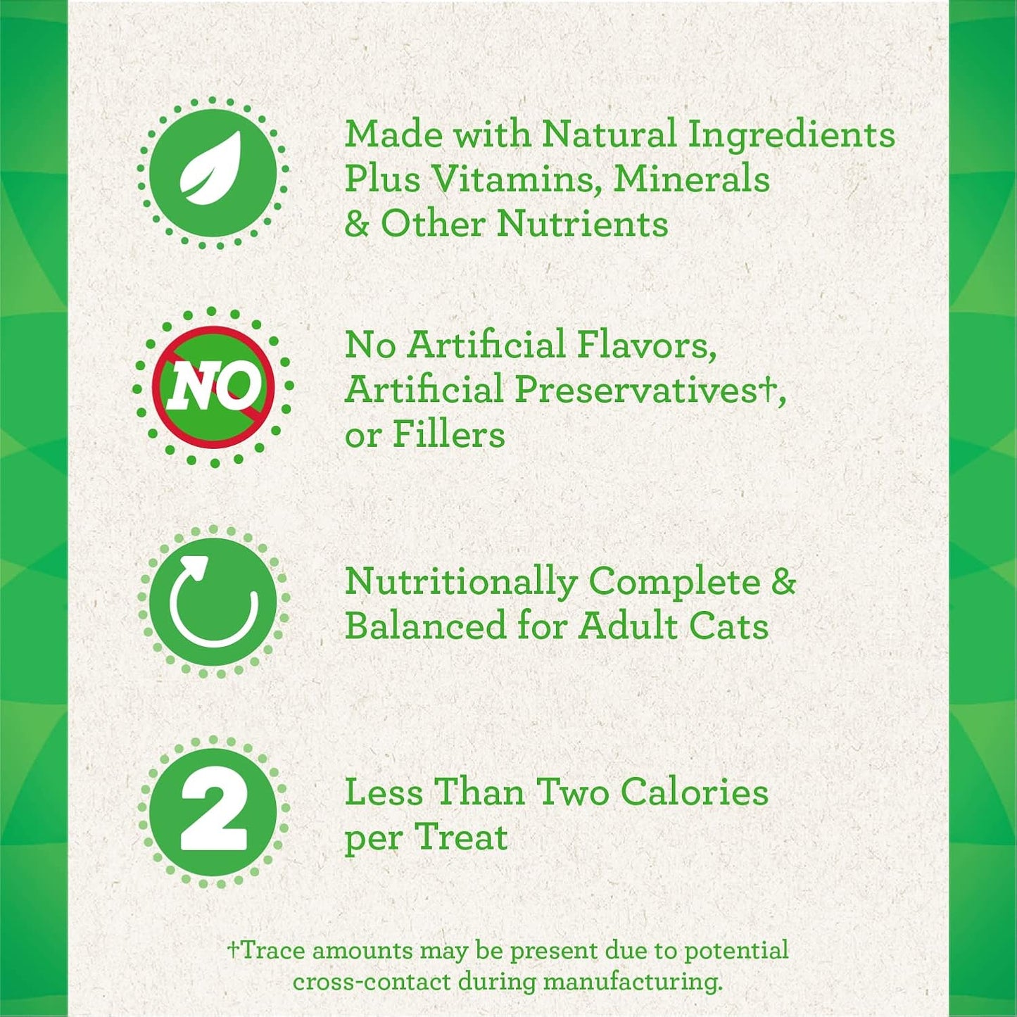 FELINE SMARTBITES HEALTHY INDOOR Natural Treats for Cats, Chicken Flavor, 16 Oz. Tub