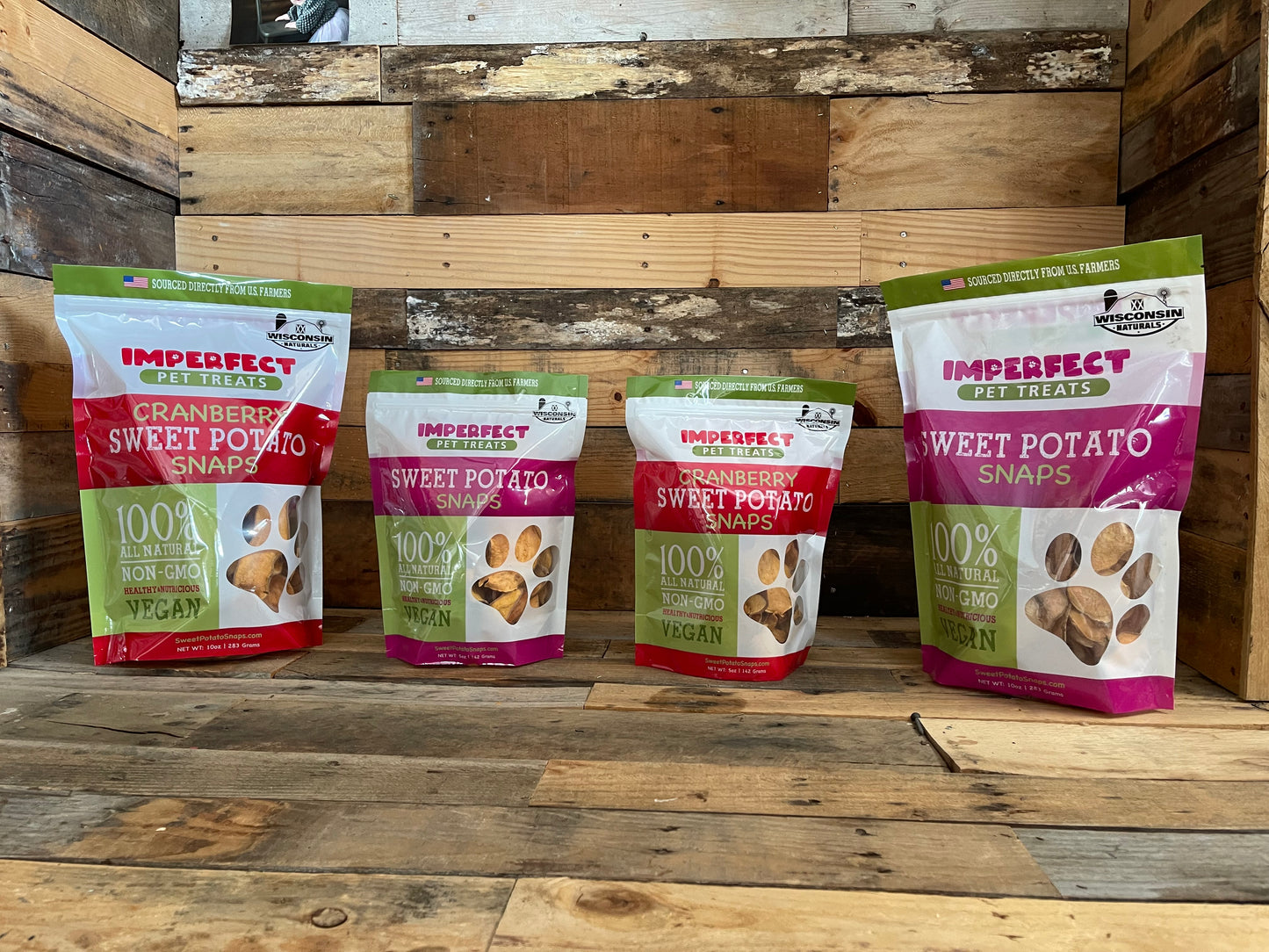 Sweet Potato Snaps – All-Natural, Non-GMO, Vegan Pet Treats