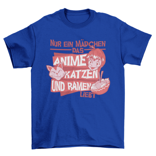 The Cat-Loving, Ramen-Slurping German Girl Tee