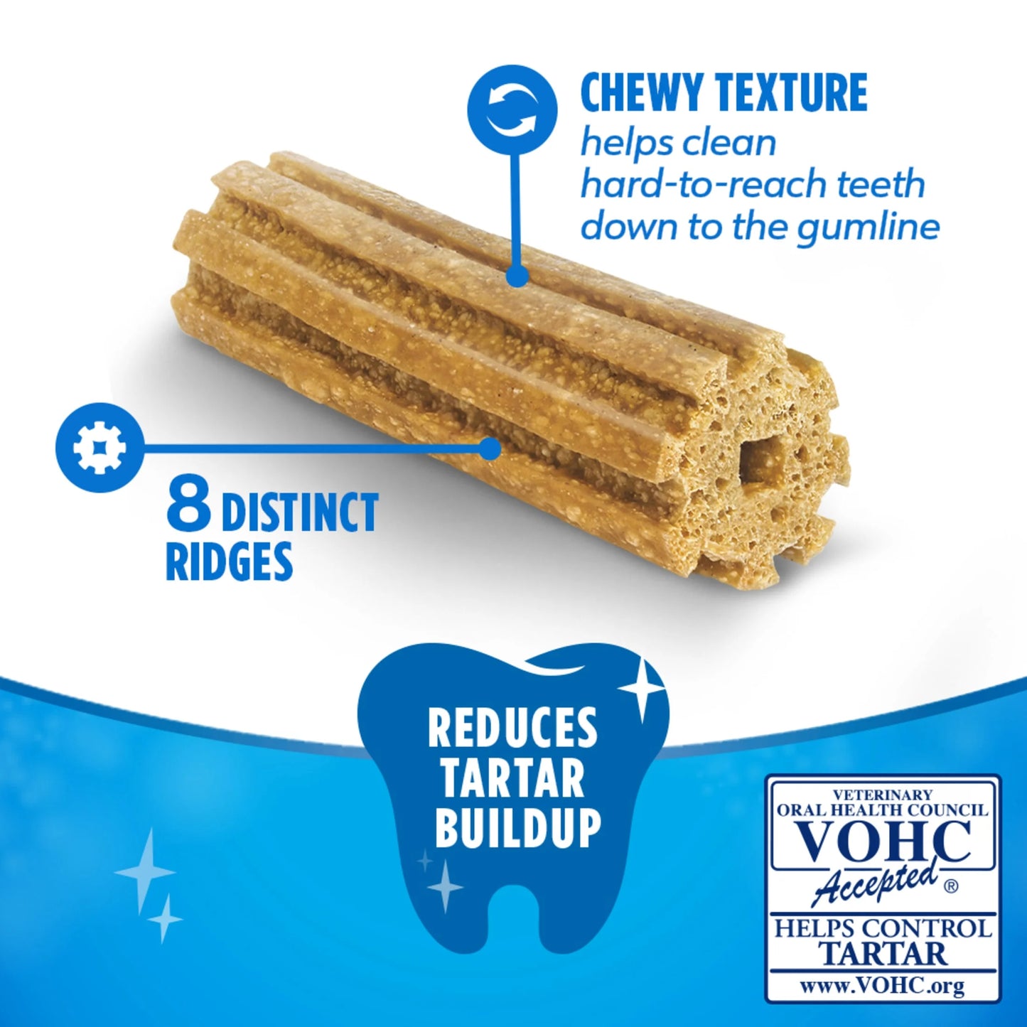 Purina Dental Chews: Daily Oral Care, Chicken Flavor