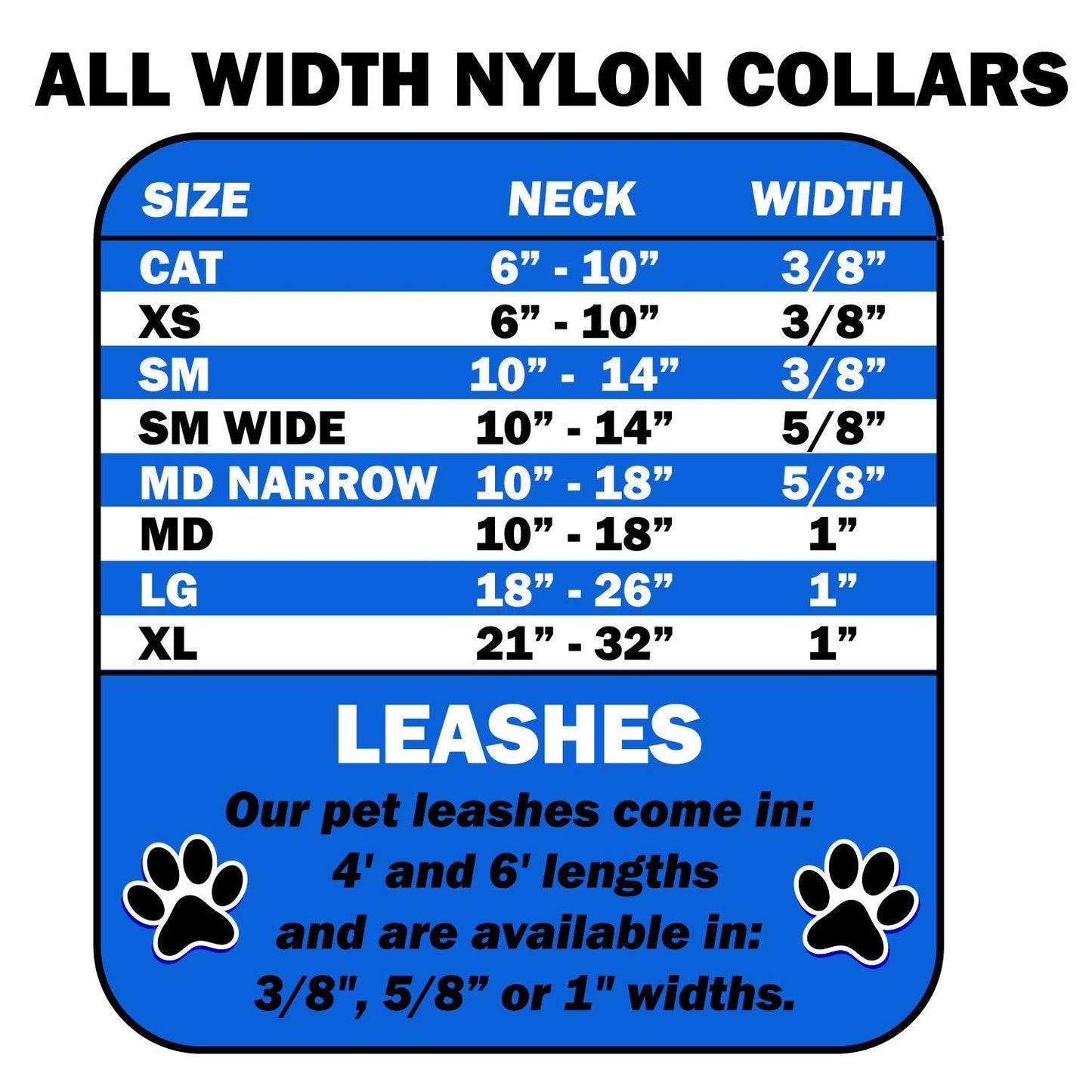 American Owls nylon dog collar and matching leash set