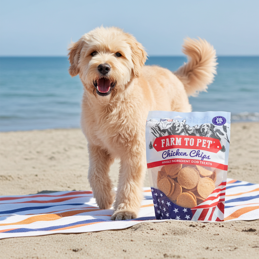 Chicken Chips for Dogs – Single-Ingredient USA-Made Training Treats | 4oz & 12oz