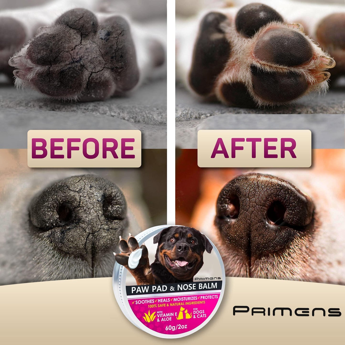 paw pad and nose balm