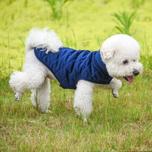 Fur-Lined Dog Winter Vest | Warm Pet Jacket