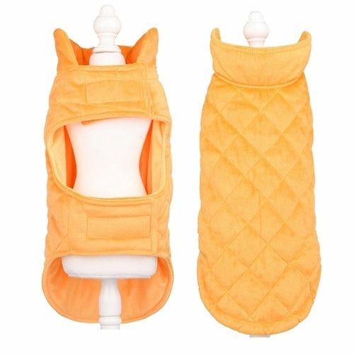 Fur-Lined Dog Winter Vest | Warm Pet Jacket