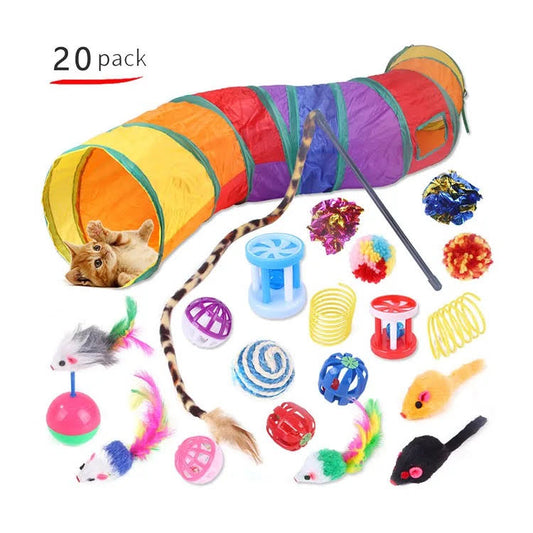 20-Pack Assorted Cat Toys