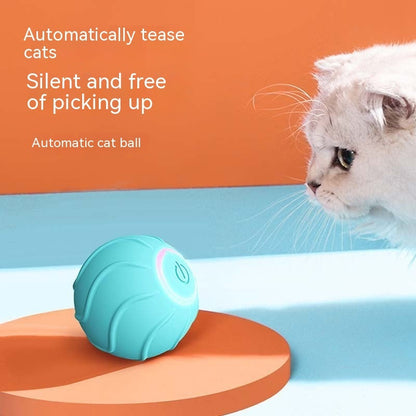 Crimson Medea smart cat toy rolling ball for pets, interactive pet toy designed to entertain cats with motion and play.