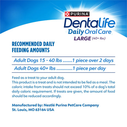 Purina Dental Chews: Daily Oral Care, Chicken Flavor