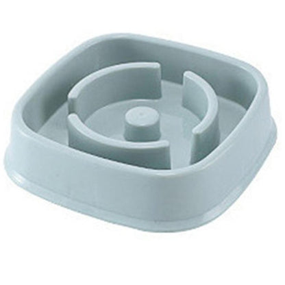 Blue Slow Feeder Dog Bowl | Anti-Gulp Puzzle Dish | Eco-Friendly Pet Food Maze