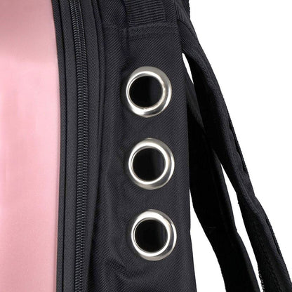 Breathable Hardshell Pet Backpack Vent Holes