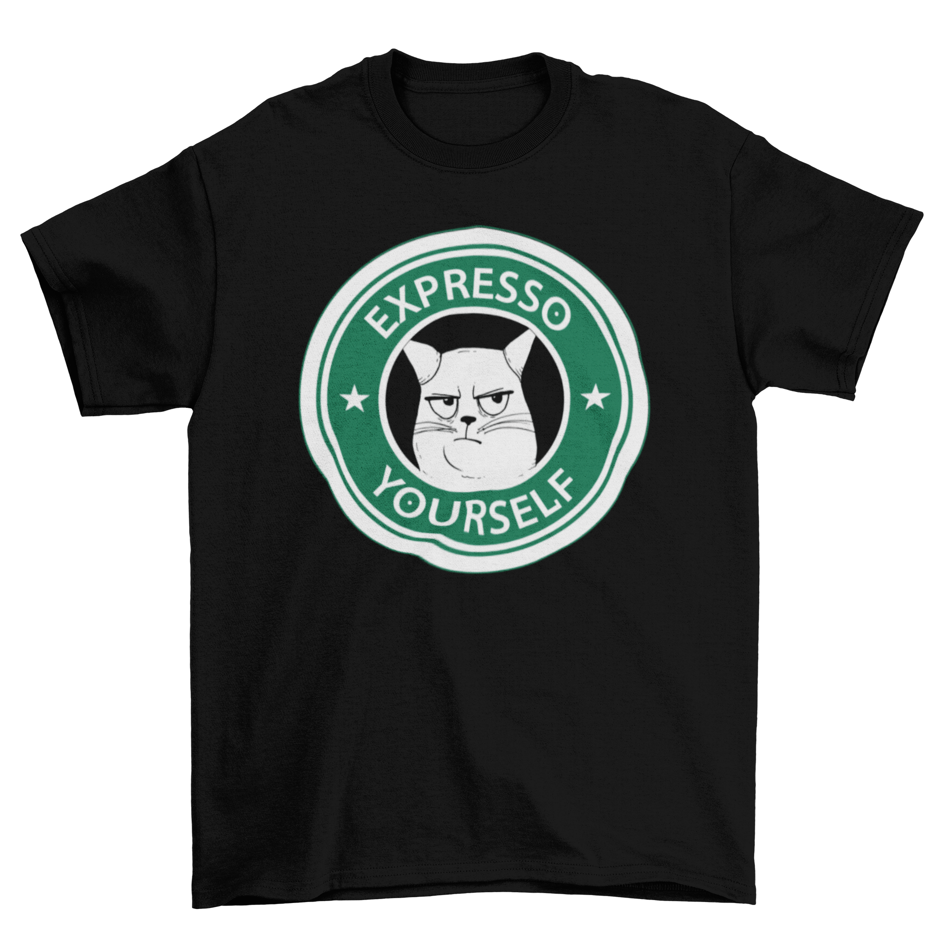 Claw-fee Break: The Purr-fect Blend Parody Tee
