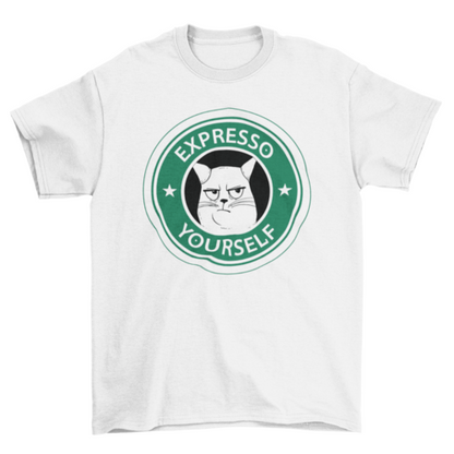 Claw-fee Break: The Purr-fect Blend Parody Tee