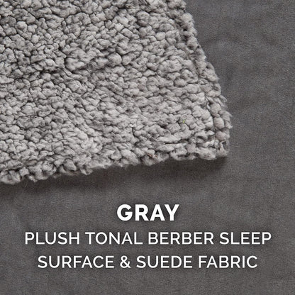 FurHaven's Cozy Burrower Pet Bed: Oversized blanket top, plush lining, cooling gel foam. Machine-washable, CertiPUR-US certified. Jumbo size for burrowing pets.