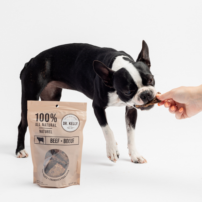 Dr. Kelly The Vet All-Beef Dog Chews – 100% Natural, High-Protein Treats