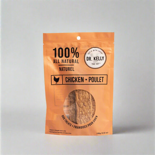 Dr. Kelly The Vet All-Chicken Dog Chews – 100% Natural, High-Protein Treats