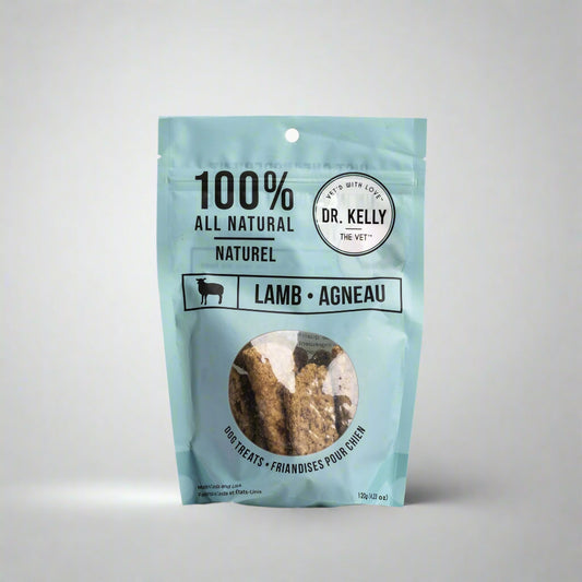 Dr. Kelly The Vet All-Lamb Dog Chews – 100% Natural, High-Protein Treats