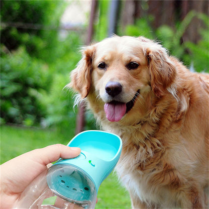 Eco-Friendly 2-in-1 Pet Water Bottle & Bowl for Travel
