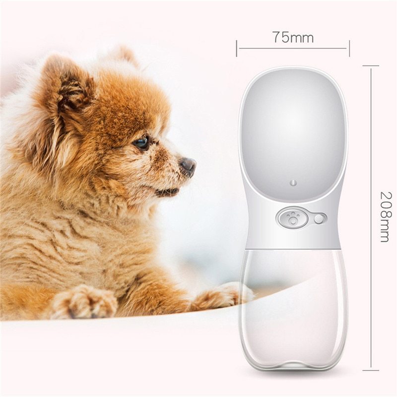 Eco-Friendly 2-in-1 Pet Water Bottle & Bowl for Travel