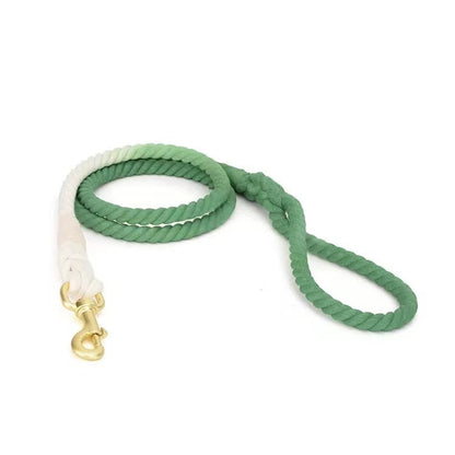 Emerald Explorer: The Verdant Voyager Green Rope Leash