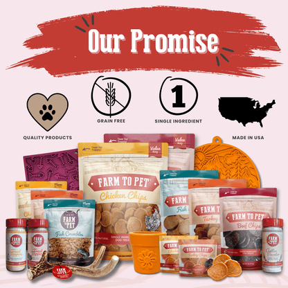 Farm to Pet Beef Dog Treats Snack Pack Our Promise – USA-Made Single Ingredient Training Treats